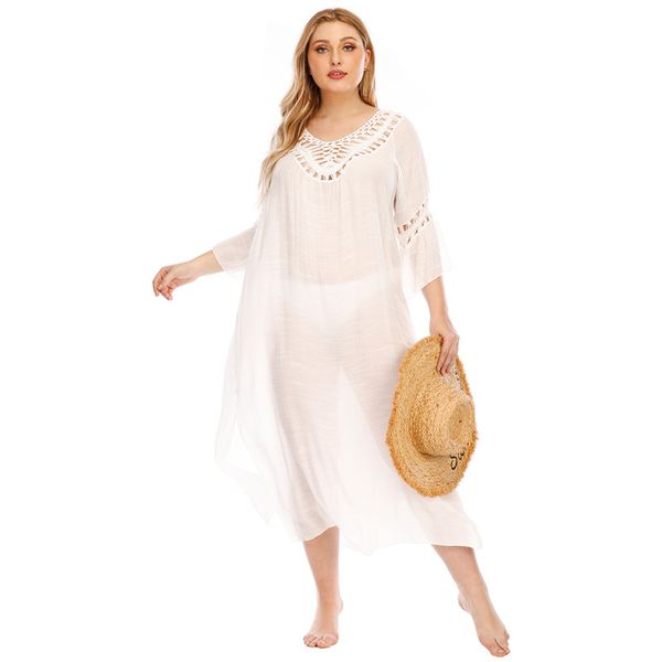 women's swimwear summer beach cover up women long coverups back fairball beachwear sarong cover-up sortie de plage femme ropa playa muj, White;black
women's swimwear summer beach cover up women long coverups back fairball beachwear sarong cover-up sortie de plage femme ropa playa muj, White;black