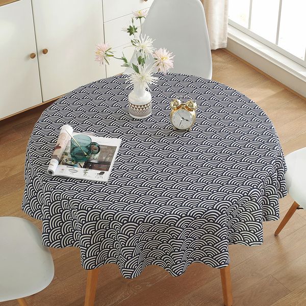 cotton linen home decor wear resistant table cloth kitchen sea wave living room 
cotton linen home decor wear resistant table cloth kitchen sea wave living room