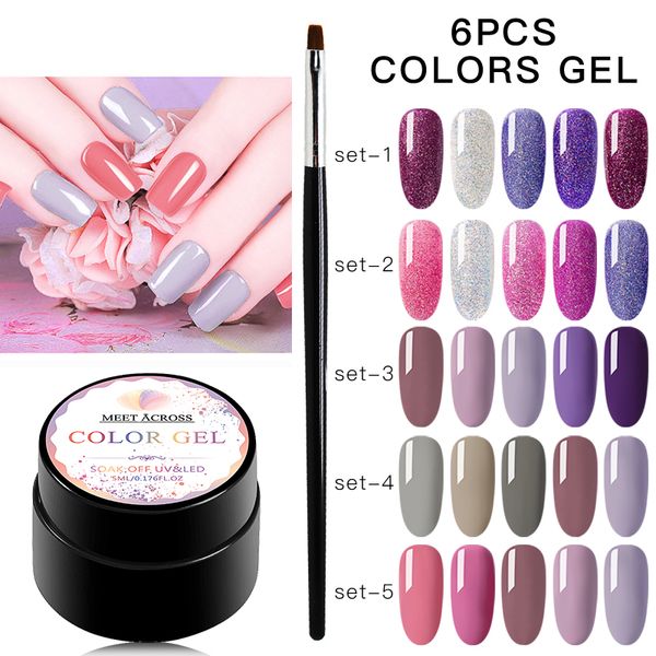 nail gel meet across pure color polish set shiny glitter art varnish soak off manicure design lacquer sequins uv, Red;pink
nail gel meet across pure color polish set shiny glitter art varnish soak off manicure design lacquer sequins uv, Red;pink