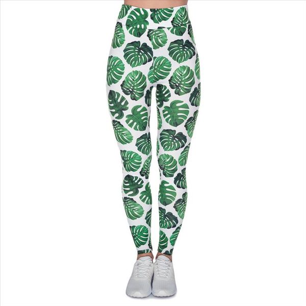 women high waist legging monstera white printing leggings fashion fitness woman pants drop shipping good quality, Black
women high waist legging monstera white printing leggings fashion fitness woman pants drop shipping good quality, Black