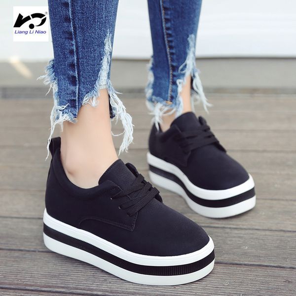 platform shoes women's 2020 spring new model increased casual student flow shoes sneakers women, Black
platform shoes women's 2020 spring new model increased casual student flow shoes sneakers women, Black