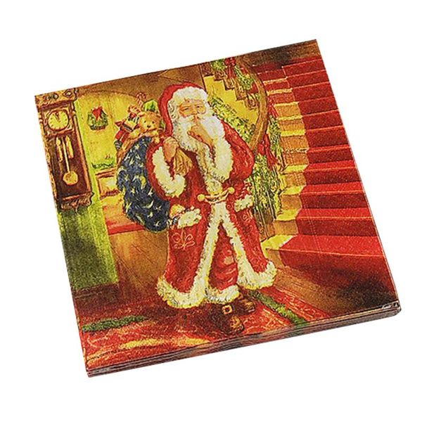 20sheets/bag 33cm christmas napkins paper santa claus print festival napkin pocket handkerchief for home xmas table decoration
20sheets/bag 33cm christmas napkins paper santa claus print festival napkin pocket handkerchief for home xmas table decoration