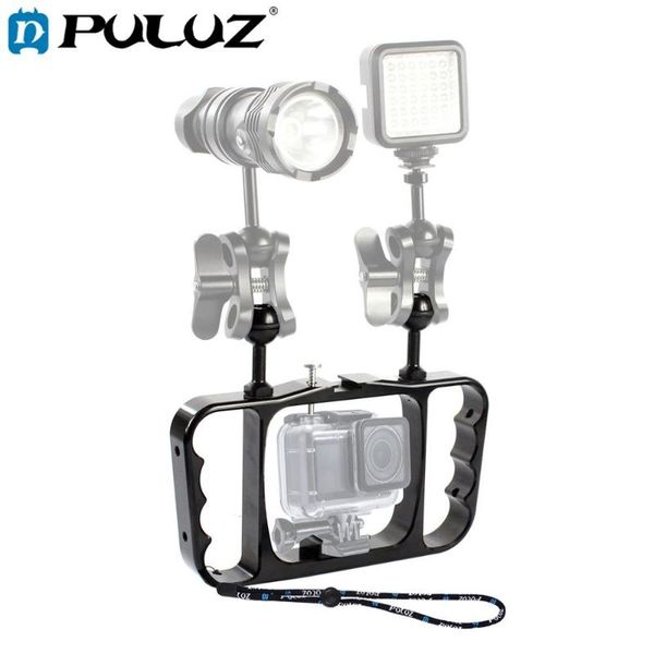 puluz dual handheld diving light arm cnc aluminum mount with lanyard for dji osmo action, new hero /hero7 /6 /5 /5 session
puluz dual handheld diving light arm cnc aluminum mount with lanyard for dji osmo action, new hero /hero7 /6 /5 /5 session