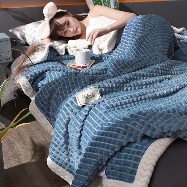 double layer thick warm coral fleece blanket spring&autumn bedroom quilts duvte bedding comforter office sofa nap blankets
double layer thick warm coral fleece blanket spring&autumn bedroom quilts duvte bedding comforter office sofa nap blankets