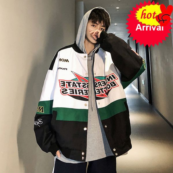 patchwork streetwear men bomber jackets 2020 autumn mens korean fashions windbreaker harajuku hip hop jackets coats, Black;brown
patchwork streetwear men bomber jackets 2020 autumn mens korean fashions windbreaker harajuku hip hop jackets coats, Black;brown