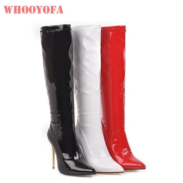 winter brand new fashion red white women knee high riding boots super high heels lady shoes wy5 plus big size 10 43 45 48, Black
winter brand new fashion red white women knee high riding boots super high heels lady shoes wy5 plus big size 10 43 45 48, Black