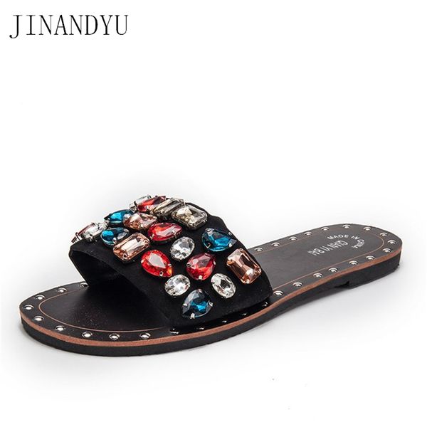 womans summer shoes woman elegant flat glittery slides for women designer plus size slippers clear flat sandals damesschoen, Black
womans summer shoes woman elegant flat glittery slides for women designer plus size slippers clear flat sandals damesschoen, Black