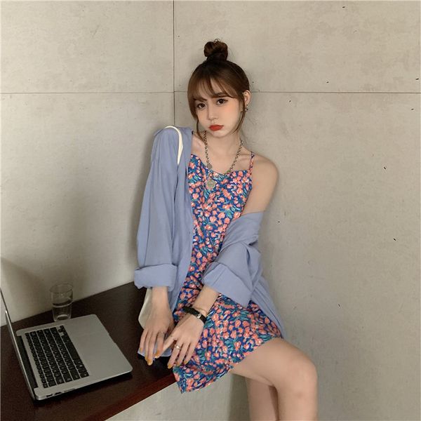 women loose cotton long blouse flora printed women dress sell alone or matching set, Gray
women loose cotton long blouse flora printed women dress sell alone or matching set, Gray