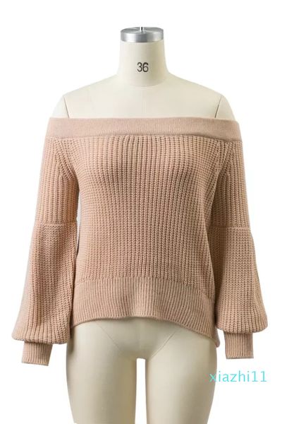 off shoulder solid full lantern sleeve sweater high street fashion sweater computer knitted polyester pullovers jumper, White;black
off shoulder solid full lantern sleeve sweater high street fashion sweater computer knitted polyester pullovers jumper, White;black