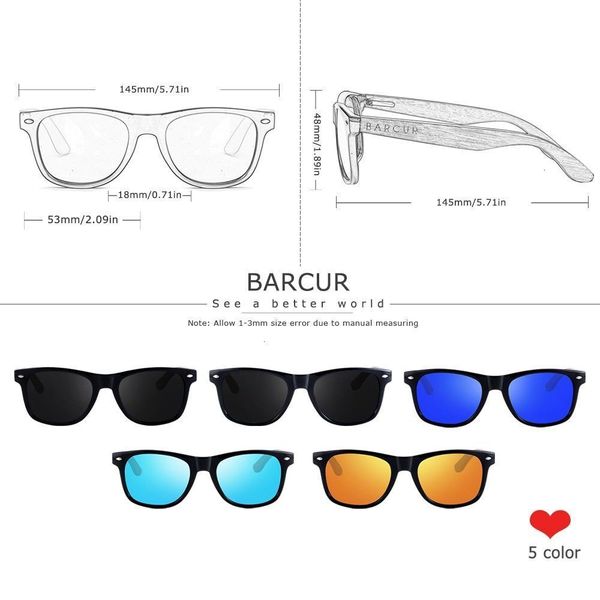barcur b26 black walnut sunglasses anti-reflecti men women mirror sun glasses male uv400 wooden sunglass 7ltn, White;black
barcur b26 black walnut sunglasses anti-reflecti men women mirror sun glasses male uv400 wooden sunglass 7ltn, White;black