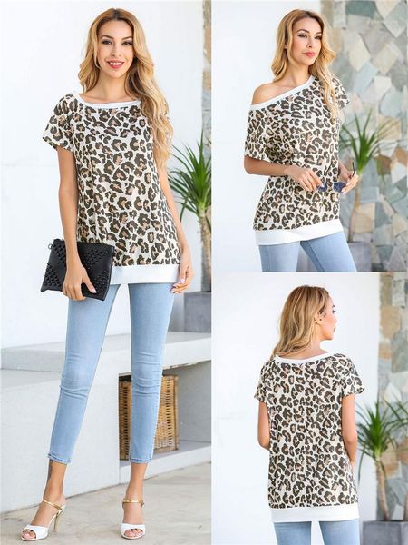 shirts leopard printed short raglan sleeve summer casual womens tshirts womens designer t, White
shirts leopard printed short raglan sleeve summer casual womens tshirts womens designer t, White