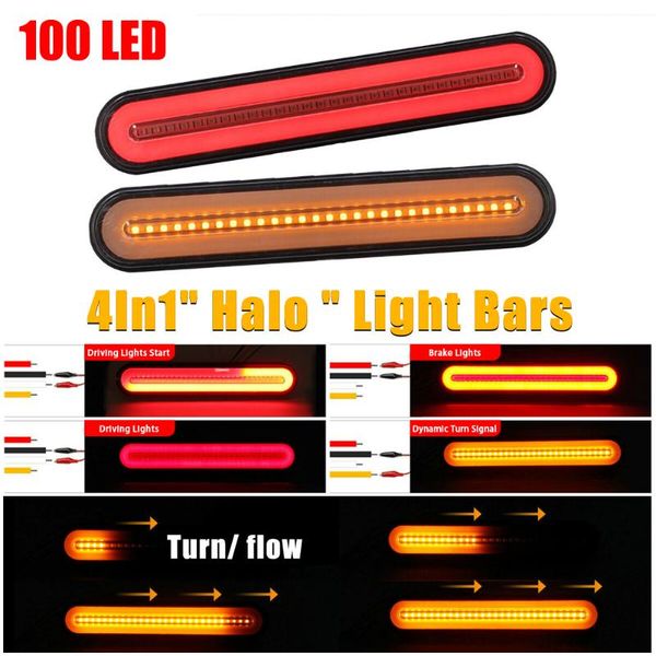 2pcs upgrade led car trailer light bar tail brake flowing turn signal driving lamp 4 modes
2pcs upgrade led car trailer light bar tail brake flowing turn signal driving lamp 4 modes