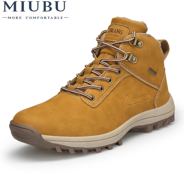 miubu keep warm winter men boots wear-resisting casual shoes for male comfortable working fashion men boots, Black 
miubu keep warm winter men boots wear-resisting casual shoes for male comfortable working fashion men boots, Black