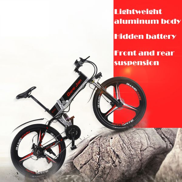 folding mountain bike 48 v electric anti-theft lithium electric bike, Silver;blue
folding mountain bike 48 v electric anti-theft lithium electric bike, Silver;blue
