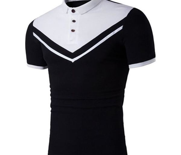 fashion homme clothes slim comfortable t shirt mens casual striped polo shirt stand collar short sleeve, White;black
fashion homme clothes slim comfortable t shirt mens casual striped polo shirt stand collar short sleeve, White;black