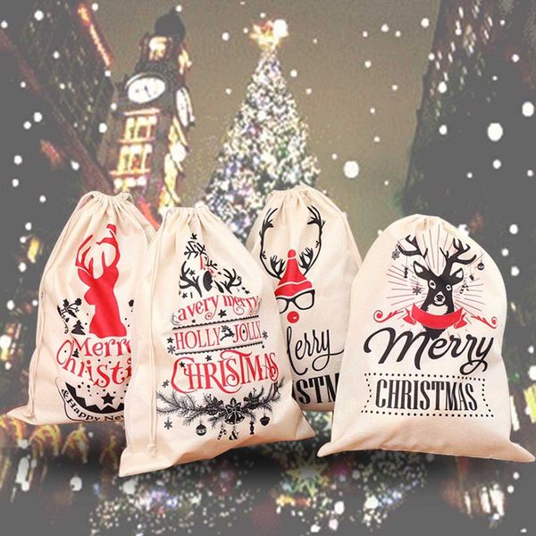 santa sacks party decoration print candy drawstring christmas gift bags presents 
santa sacks party decoration print candy drawstring christmas gift bags presents