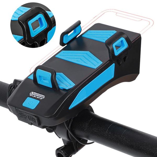 4 in 1 bicycle light charging mobile phone stand riding headlights horn mountain road lights night riding equipment 2000/4000mah
4 in 1 bicycle light charging mobile phone stand riding headlights horn mountain road lights night riding equipment 2000/4000mah