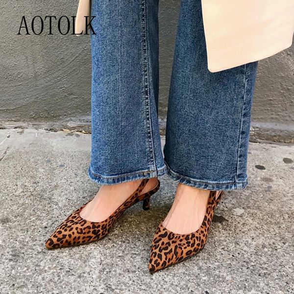 leopard sandals women high heels casual female shoes back tick thin heels leopard point toe sandals summer shoe new arrival y200620, Black
leopard sandals women high heels casual female shoes back tick thin heels leopard point toe sandals summer shoe new arrival y200620, Black