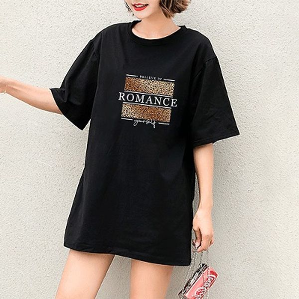 Girls Hot Selling DIY T-Shirts Summer Casual Leopard T-Shirts Letter Pattern Print Lady Tees Breathable Tops Crew Neck Short Sleeves
Girls Hot Selling DIY T-Shirts Summer Casual Leopard T-Shirts Letter Pattern Print Lady Tees Breathable Tops Crew Neck Short Sleeves