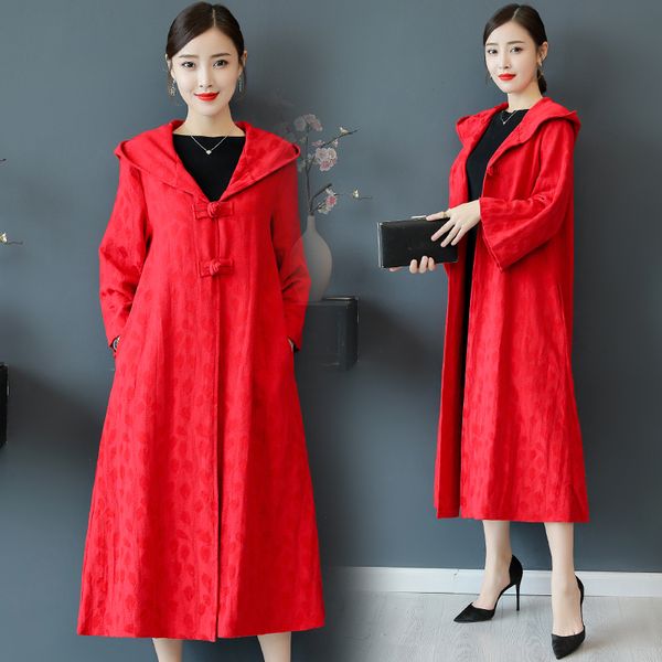 mujer abrigos autumn ethnic style cape trench coat women's cotton linen jacquard overcoat long hooded cardigan windbreaker z216, Tan;black
mujer abrigos autumn ethnic style cape trench coat women's cotton linen jacquard overcoat long hooded cardigan windbreaker z216, Tan;black