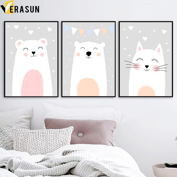 мультфильм cat белый медведь wall art холст картина плакаты и печать плаката nordic wall pictures для детей спальня декор стены
мультфильм cat белый медведь wall art холст картина плакаты и печать плаката nordic wall pictures для детей спальня декор стены