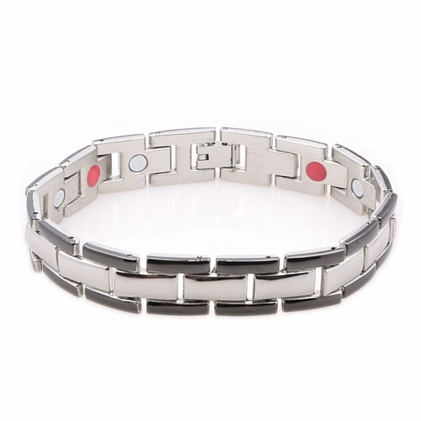 1pcs fashion energy bracelet bangle for magnetic titanium alloy magnetic energy germanium bracelets jewelry gift, Golden;silver
1pcs fashion energy bracelet bangle for magnetic titanium alloy magnetic energy germanium bracelets jewelry gift, Golden;silver