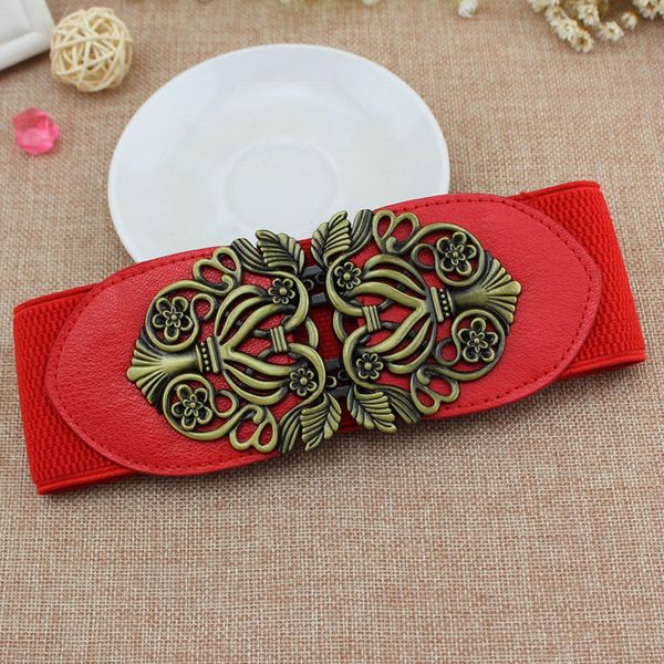 korean-style women's court carved wide belt band elastic band fashionable women's elastic belt waist girdle rgggf, Black;brown
korean-style women's court carved wide belt band elastic band fashionable women's elastic belt waist girdle rgggf, Black;brown