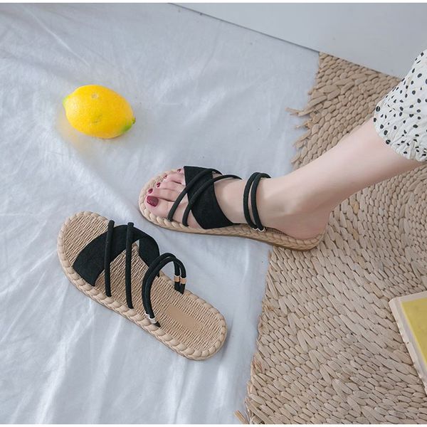 flat slippers women's summer shoes woman cross slip on solf bottom casual ladies slides fashion female two wear beach sandals, Black
flat slippers women's summer shoes woman cross slip on solf bottom casual ladies slides fashion female two wear beach sandals, Black