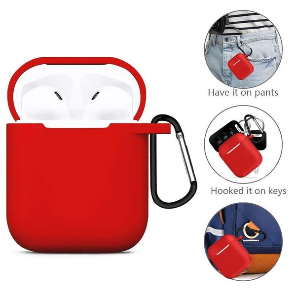 for airpods liquid silicone case waterproof colorful soft earphone cover with metal buckle with retail packing
for airpods liquid silicone case waterproof colorful soft earphone cover with metal buckle with retail packing