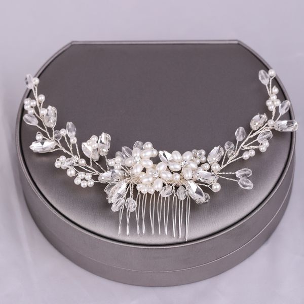forseven bridal wedding hair accessories shining crystal pearls flower leaf hair combs hairpins clips headbands decor jewelry, Golden;silver
forseven bridal wedding hair accessories shining crystal pearls flower leaf hair combs hairpins clips headbands decor jewelry, Golden;silver