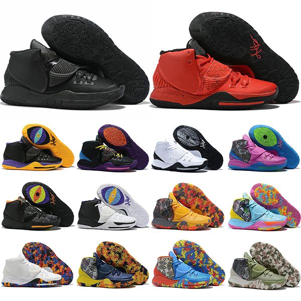 kyrie irving 6 mens basketball shoes neon graffiti black white red green 6s men trainers sports sneakers runners size 40-46
kyrie irving 6 mens basketball shoes neon graffiti black white red green 6s men trainers sports sneakers runners size 40-46