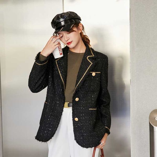 women's suits & blazers womens blazer casual autumn and winter the korean version temperament fashionable suit woman, White;black
women's suits & blazers womens blazer casual autumn and winter the korean version temperament fashionable suit woman, White;black