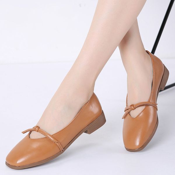 2020 autumn women ballerina flats genuine leather shoes slip on loafers women flats, Black
2020 autumn women ballerina flats genuine leather shoes slip on loafers women flats, Black