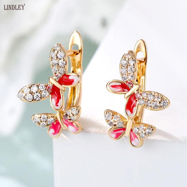 lindley new korean red butterfly gold-color drop earrings for women fashion fine zircon women's earrings charms vintage jewelry, Silver
lindley new korean red butterfly gold-color drop earrings for women fashion fine zircon women's earrings charms vintage jewelry, Silver