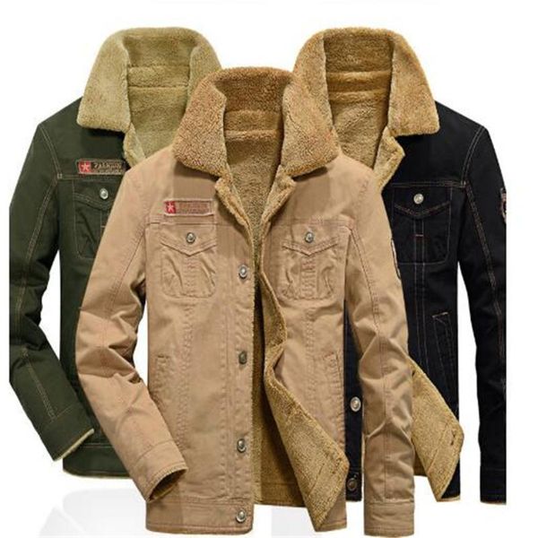 2020 autumn and winter new men's plus velvet plus warmth thick jacket outer slim jackets quilted coat tooling clothing, Black;brown
2020 autumn and winter new men's plus velvet plus warmth thick jacket outer slim jackets quilted coat tooling clothing, Black;brown