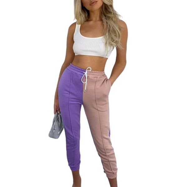 women's colorblock track pants fashion drawstring elastic waist casual active sweatpants, Black;white
women's colorblock track pants fashion drawstring elastic waist casual active sweatpants, Black;white