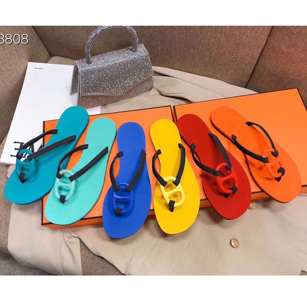 2020 fashion woman slippers flip flops summer shoes cool beach flat sandals brand shoes girls size 35-41, Black