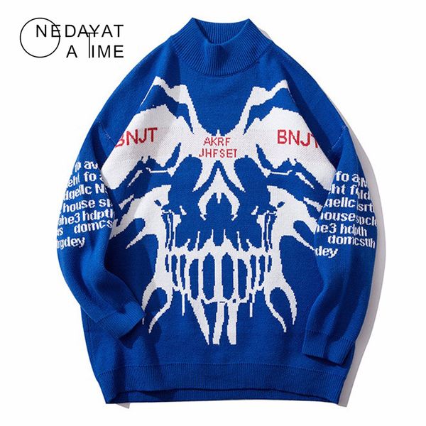 men's sweaters harajuku knitted men hip hop turtleneck pullover sweater streetwear male fashion autumn street clothes skull, White;black
men's sweaters harajuku knitted men hip hop turtleneck pullover sweater streetwear male fashion autumn street clothes skull, White;black