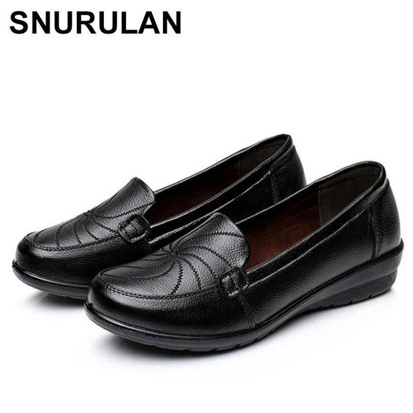 snurulan2020 new four seasons mom shoes cow genuine leather shoes woman soft sole non-slip solid black wine red low heels ladies
snurulan2020 new four seasons mom shoes cow genuine leather shoes woman soft sole non-slip solid black wine red low heels ladies