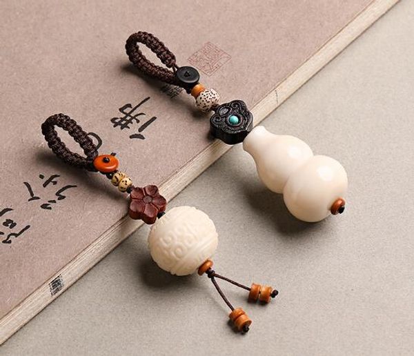 natural antique ivory fruit small gourd car keychain pendant transfer beads female bag u disk small fresh ornaments, Silver
natural antique ivory fruit small gourd car keychain pendant transfer beads female bag u disk small fresh ornaments, Silver