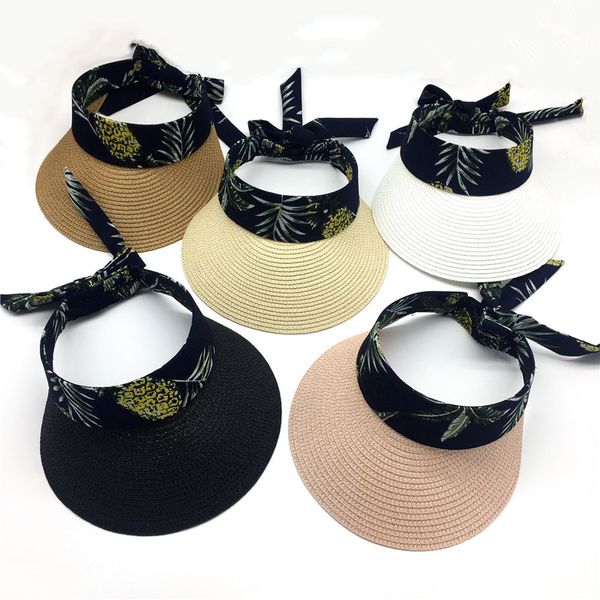 natural pink sun protective beach cap elastic band floral printed straw visor hat girls women summer white straw visor cap hat, Blue;gray
natural pink sun protective beach cap elastic band floral printed straw visor hat girls women summer white straw visor cap hat, Blue;gray