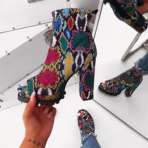 boots perixir 2021 snake print spring autumn women peep toe super high heels ankle fashion female shoes size 35-43, Black
boots perixir 2021 snake print spring autumn women peep toe super high heels ankle fashion female shoes size 35-43, Black
