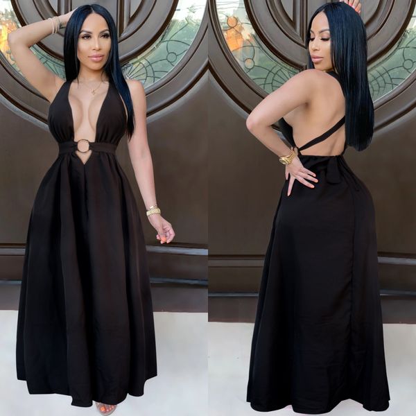 off shoulder backless bandage party dress women sleeveless deep v neck strap club maxi club evening dress, White;black
off shoulder backless bandage party dress women sleeveless deep v neck strap club maxi club evening dress, White;black