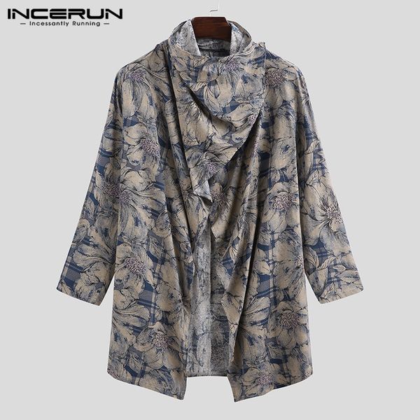 men coats printing turtleneck 2020 long sleeve retro trench cotton leisure cloak streetwear mens irregular poncho incerun s-3xl, Tan;black
men coats printing turtleneck 2020 long sleeve retro trench cotton leisure cloak streetwear mens irregular poncho incerun s-3xl, Tan;black
