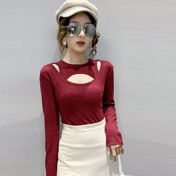 new female t-shirt long sleeve cotton t shirt lady winter tee hollowing out basic tshirt casual t-shirts for women, White
new female t-shirt long sleeve cotton t shirt lady winter tee hollowing out basic tshirt casual t-shirts for women, White