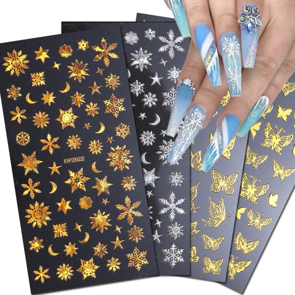 snowflake 3d stickers for nails bronzing gold silver butterfly adhesive luxury gel slider foil manicure accessory chdp2013-2024, Black
snowflake 3d stickers for nails bronzing gold silver butterfly adhesive luxury gel slider foil manicure accessory chdp2013-2024, Black