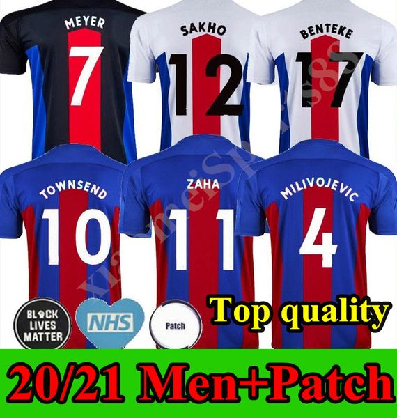 men 20 21 crystal soccer jerseys zaha milivojevic townsend sakho benteke 2020 2021 van aanholt football palace shirt uniform thailand, Black;yellow
men 20 21 crystal soccer jerseys zaha milivojevic townsend sakho benteke 2020 2021 van aanholt football palace shirt uniform thailand, Black;yellow