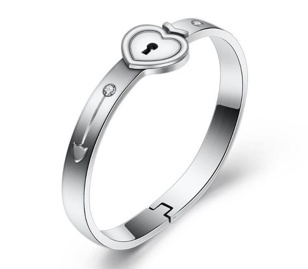a couple set jewelry titanium steel rose gold love heart lock bracelets bangles key pendant necklace couples women set88, Black
a couple set jewelry titanium steel rose gold love heart lock bracelets bangles key pendant necklace couples women set88, Black
