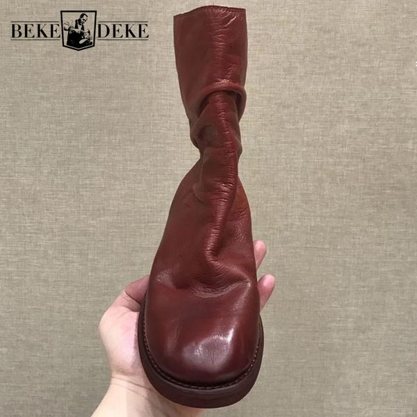 boots designer genuine cow leather mid-calf women vintage zipper white street fashion autumn winter shoes botines mujer, Black
boots designer genuine cow leather mid-calf women vintage zipper white street fashion autumn winter shoes botines mujer, Black