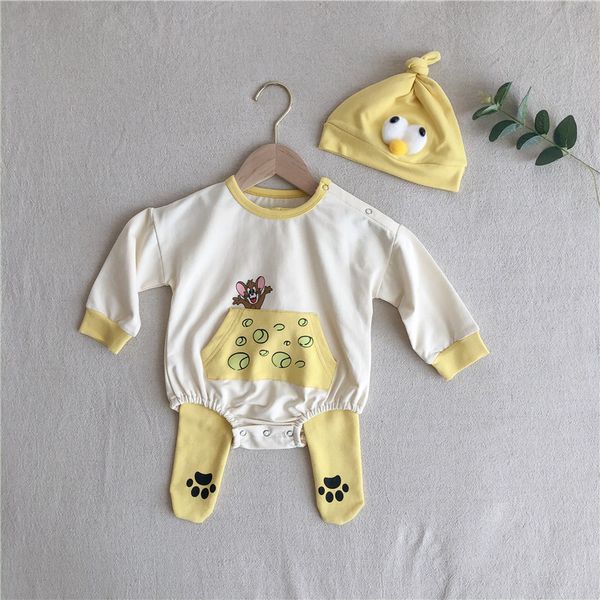 clothing sets 5440 autumn baby creeper suit cartoon mouse embroidery bottoming romper + legged pants hat 3 piece set boys girls, White
clothing sets 5440 autumn baby creeper suit cartoon mouse embroidery bottoming romper + legged pants hat 3 piece set boys girls, White